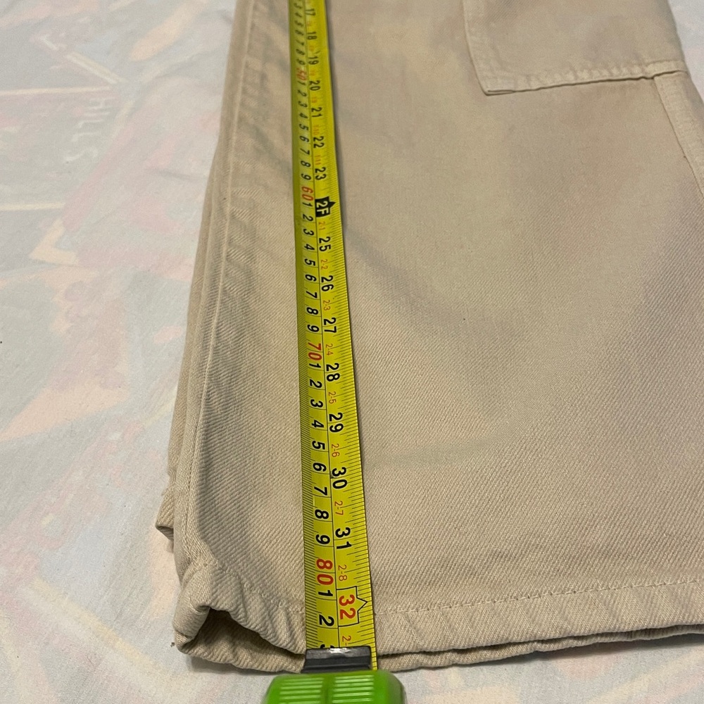 PrettyLittleThing Cream Cargo Pants - Picture 8 of 9